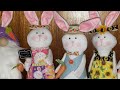 dollar tree bunnies and easter sign