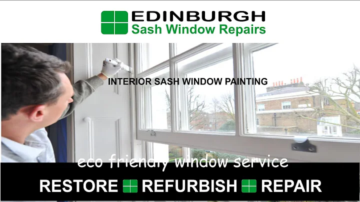 interior sash window painting