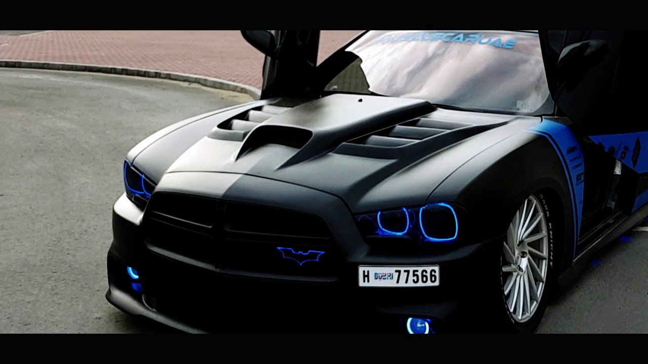 BAT MOBILE DARK KNIGHT DODGE CHARGER IN UAE - YouTube