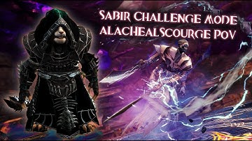 GuildWars2 Sabir Challenge Mode - alacHealScourge PoV