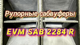 Рупорные сабвуферы EVM SAB 2284