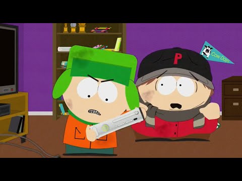 South Park - Kyle Breaking Cartman's Xbox