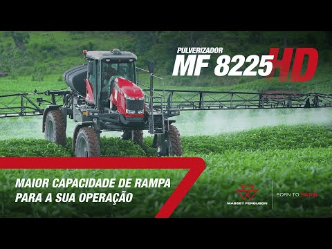 Pulverizador MF 8225 HD: maior capacidade de rampa para a sua operação