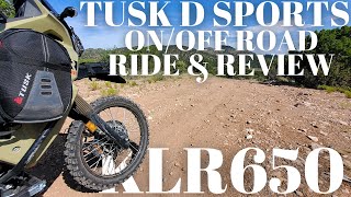 KLR650  New Tusk D Sport Tires  On/Off Road Ride & Review  Awesome!