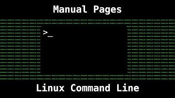 Linux Command Line - Working with Man Pages