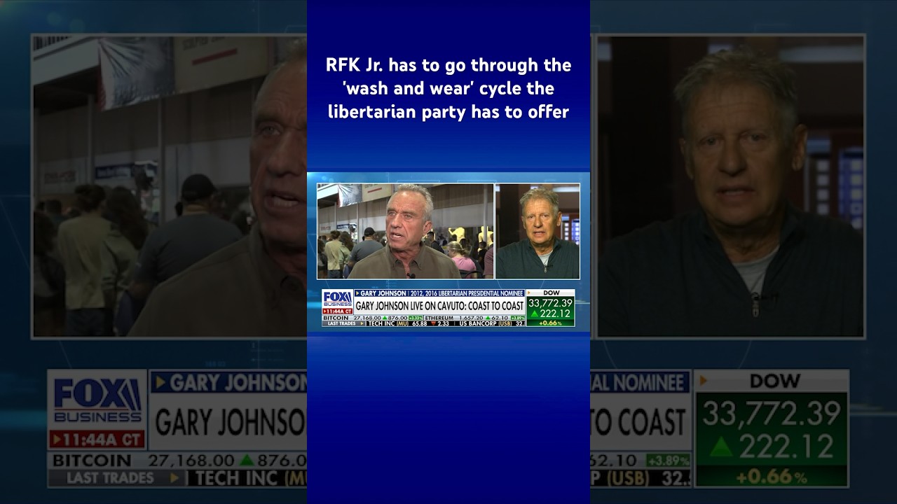Gary Johnson on a RFK third-party bid #shorts