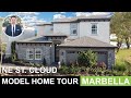 Saint Cloud/South of Lake Nona Model Tour | Marbella Model | 2 Story Family Room | Orlando Home Find
