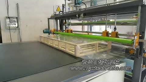 Fully automatic wooden bed frame packing machine