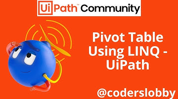 LINQ | LINQ Pivot | Create Pivot Table Using LINQ | LINQ Uipath | Uipath Tutorials | Coderslobby