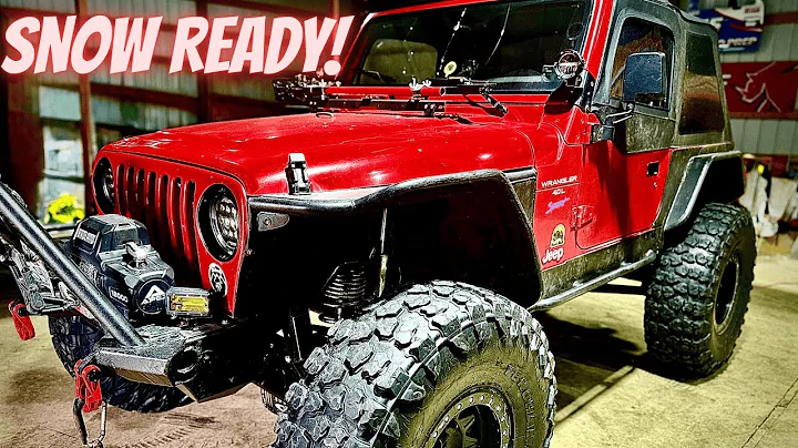 Getting the TJ ready for winter! #jeep #tj #offroad