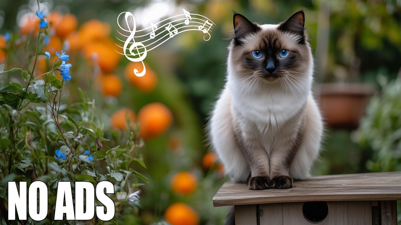 12 ЧАСОВ музыки для глубокого сна кошек 🐈 Снятие тревоги разлуки 🎵 Расслабляющий день 🎹 Без рекламы
