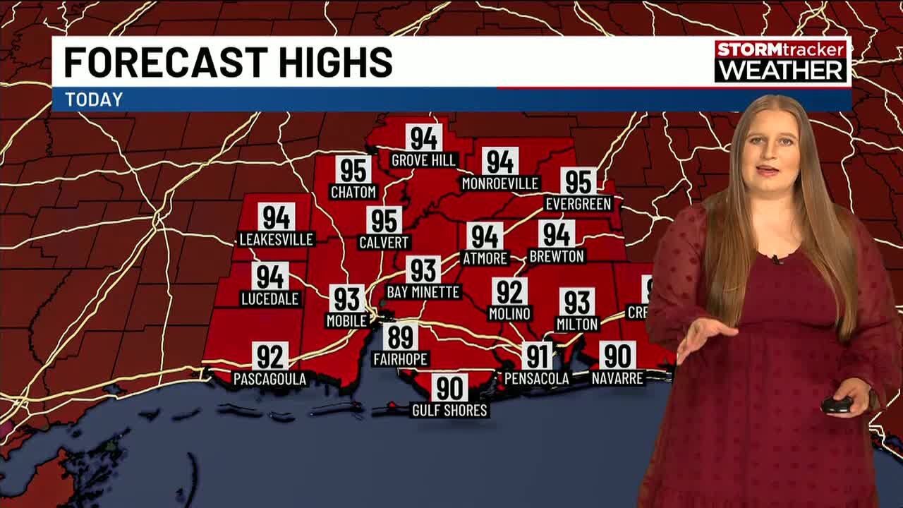 Another warm day with mostly dry conditions - YouTube