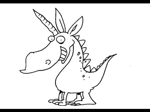 How to draw a mixed up cartoon animal 019 - YouTube