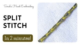 How to do Split Stitch Net Worth