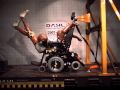 Failed Crash test according to ISO 7176-19 & 10542 - el-wheelchair with a 4 point tie down system