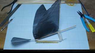 Собираем простой орнитоптер./ How to make ornithopter.