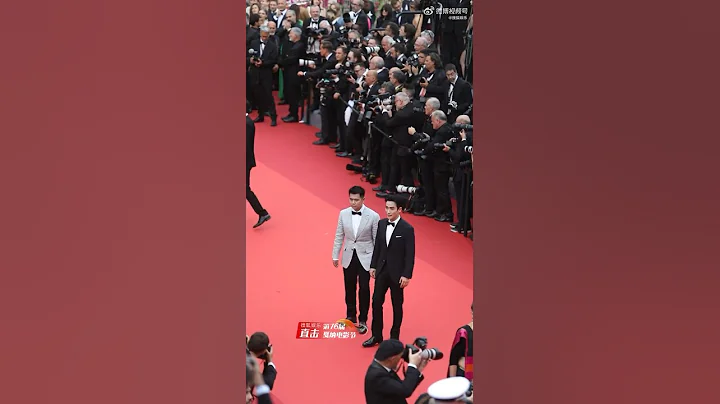 20230516 朱一龙 魏书钧《河边的错误》戛纳开幕红毯 Zhu Yilong Cannes Film Festival Opening Ceremony Red Carpet - 天天要闻