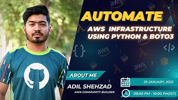 Automate AWS Infrastructure using Python and Boto3 - Adil Shehzad