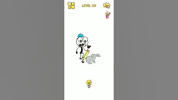 Troll master-dop draw one part- stickman puzzle level 119