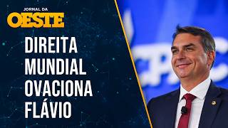 EXCLUSIVO: Flávio discursa no CPAC, compara Bolsonaro a Trump e expõe ditadura da toga
