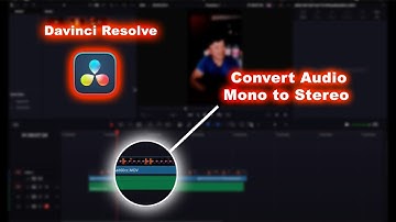How to convert Mono Audio to Stereo Audio in Davinci Resolve #tutorial #davinciresolve