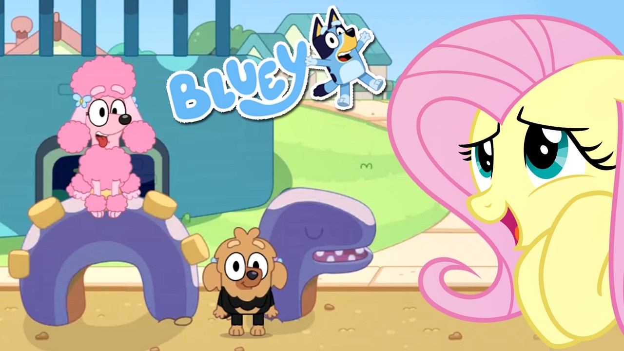 BRINCANDO NO PARQUINHO da BLUEY #LuliRarity