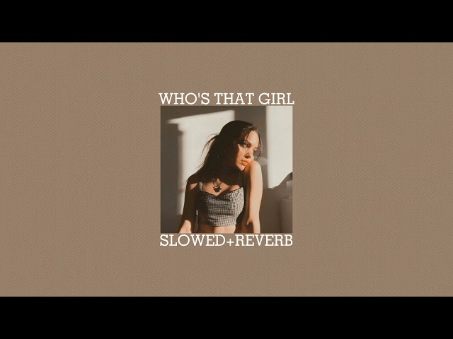 Guy Sebastian - Who's That Girl (slowed+reverb) - Tiktok song class=