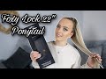 FOXY LOCKS CLIP IN PONYTAIL Tutorial & Review  *DISCOUNT CODE INC*