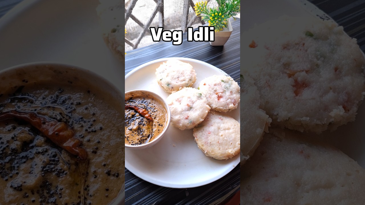 Easy veg idli recipe 🤤❤️❤️...#short #idli #vegidli #easyrecipe #quickrecipe #recipe #southindianfood