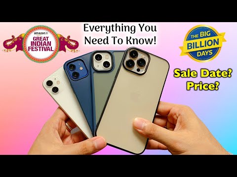 Big Billion Days & Amazon Great Indian Festival Sale Expected Date | iPhone 13,12,11 Price Drop