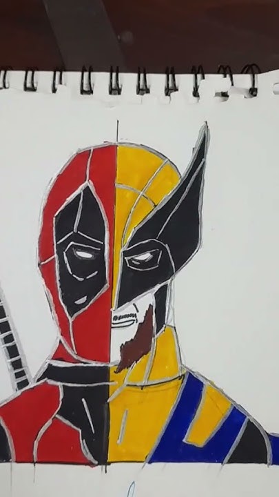 Drawing deadpool and wolverin #3 - YouTube