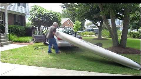How to Load a Kayak on your car by yourself.mp4