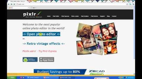 How to change JPG to PNG image/photo (Pixlr)