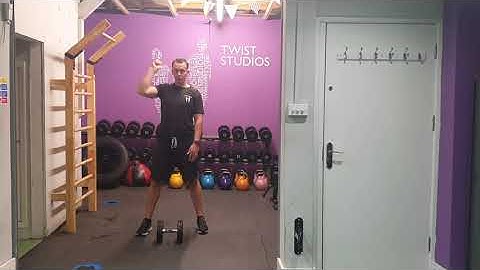 Dumbbell Half Burpee Single Arm Snatch