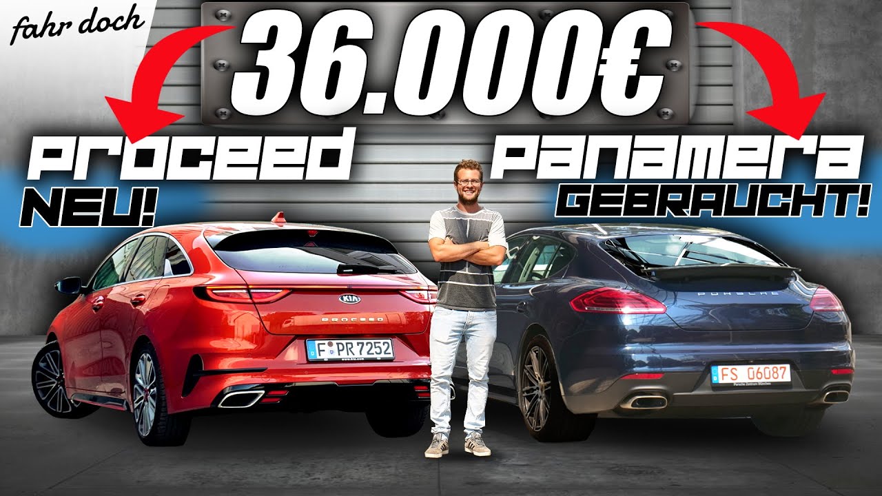 Neu Oder Gebraucht Kia Proceed Gt Vs Porsche Panamera 4 2013 Review Fahr Doch Youtube