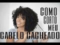 COMO CORTO O MEU CABELO CACHEADO EM CASA | MARIJANE MENDES (SIMULAÇÃO)