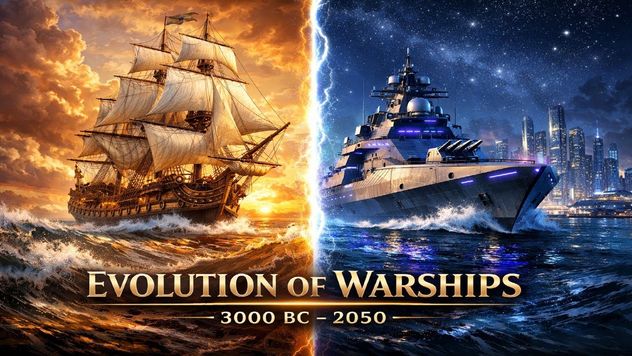 Эволюция военных кораблей: объяснение | 5000 лет военно-морских сражений