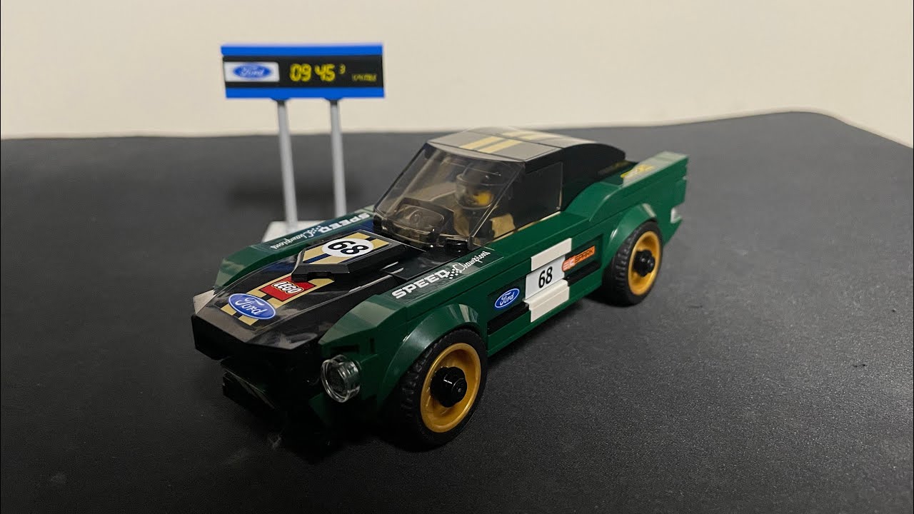 New LEGO Speed Champions 1968 Mustang Fastback Is a Personalized