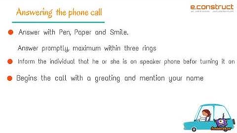 e.construct Phone etiquettes