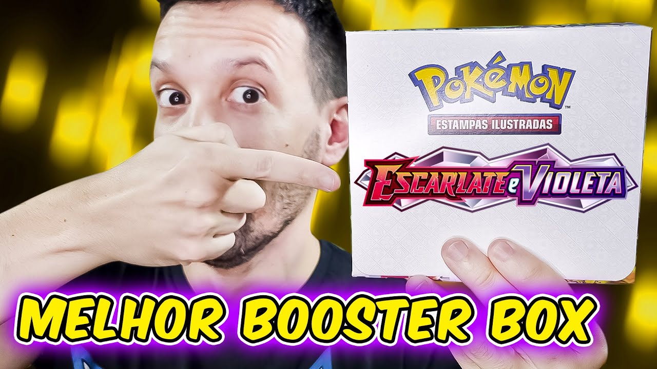 MELHOR BOX de ESCARLATE e VIOLETA! Novas raridades | CAPITÃO HUNTER CARTAS POKEMON TCG