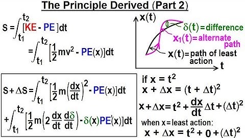 Physics 70 Principle of Least Action (20 of 27) The Principle Derived (Part 2/4)