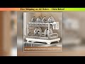 2 Tier Dish Drying Rack Bowl Drainer Holder Stand Shelf Kitchen Over Sink Drainer Utensil Holder