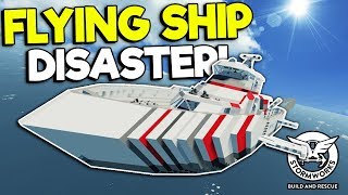MULTIPLAYER FLYING BOAT DISASTER! - Stormworks: Build and Rescue Gameplay - Sinking Ship Survival