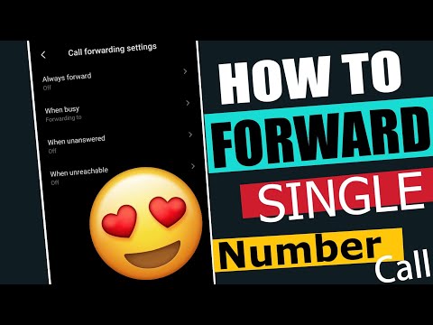 Video: How To Set Up Call Forwarding To One Number