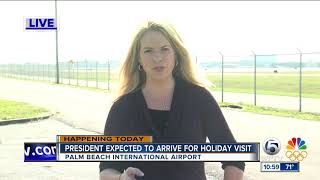 President expected to arrive for holiday visit