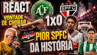 REACT CHAPECOENSE 1-0 SÃO PAULO 2026 BRASILEIRÃO WORST SPFC IN HISTORY