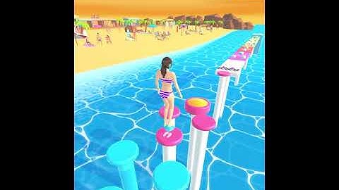 Hopscotch Run | Level 23 | New Update 🔥 | #shorts #games all levels