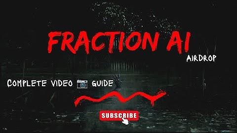 FRACTION AI AirDrop complete video guide #airdrop #crypto