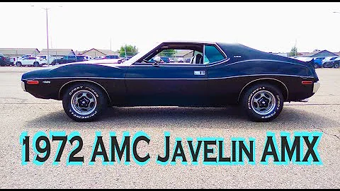1972 AMC Javelin AMX. 401 V-8. Floor-shift automatic.