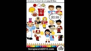 american football clipart